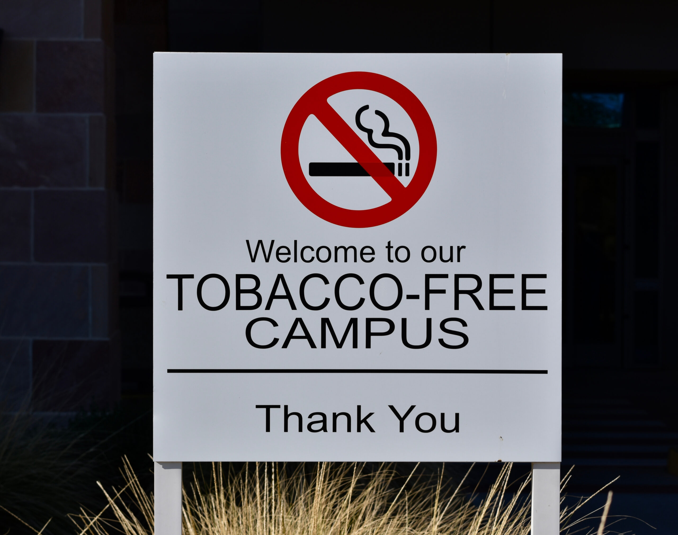tobacco free facility & Smoke-Free Sign VENDORS AND VISITORS sign makes your No Smoking message clear to everyone who sees it Alcohol And Tobacco Free Facility